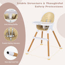 4-in-1 Infant Chair with Detachable 3-Position Tray