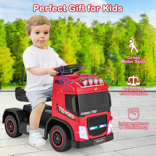 Kids' Ride On Push Truck