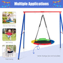 INFANS 2 Seat Swing Stand, 550 lbs Heavy Duty Metal Swing Frame