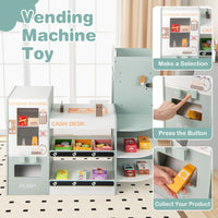 Grocery Store Playset, Kids Play Store, Wooden Supermarket Playset