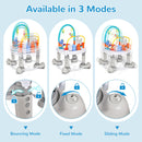 INFANS 5 in 1 Toddler Bouncing Activity Saucer Playtime Mat Activity Table with 360°Rotating Seat