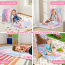 Foldable Floor Mattress for Kids, Glow in Dark Tri-Folding Nap Mat