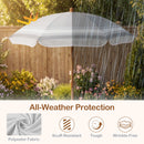 Kids Picnic Table, Outdoor Toddler Patio Furniture Set with 2 Folding Chairs Adjustable Foldable Umbrella