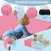 7 Pieces Foam Building Blocks Set for Kids Creative Learning Toy Set