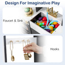Kids Kitchen Playset, Wooden Pretend Play Kitchen