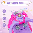 4 in 1 Ride on Push Car, Toddlers Sliding Walking