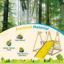 Climbing Toys for Toddlers, 4 in 1 Folding Wooden Kids Montessori Triangle Set