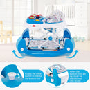 INFANS Baby Walker 5 in 1 Behind Walker Learning Seated Rocker Bouncer with Removable Music Tray