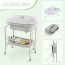 INFANS 2 in 1 Baby Changing Table with Bath Tub Unit