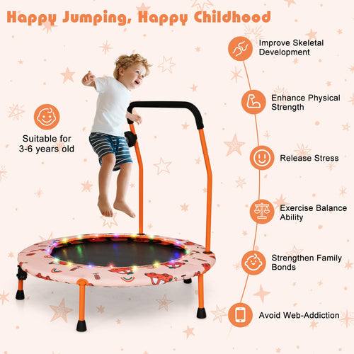 36” Mini Trampoline for Kids