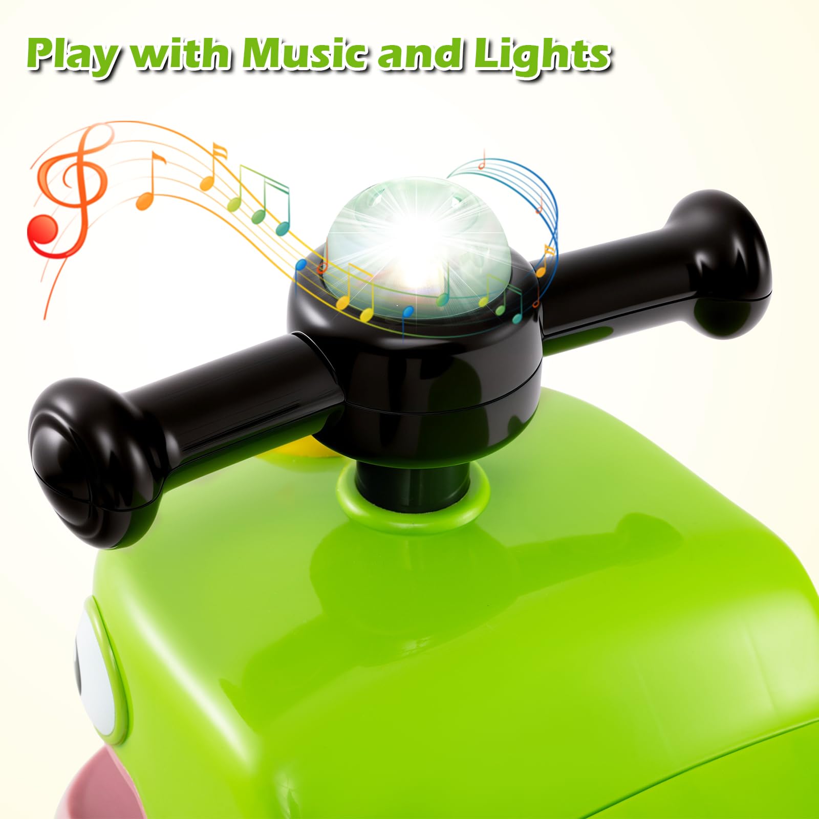 Ride on Push Car, Baby Foot-to-Floor Sliding Car with Universal Wheels