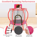 OLAKIDS 48" Trampoline for Kids, Indoor Outdoor Toddler Trampoline with Safety Enclosure Net