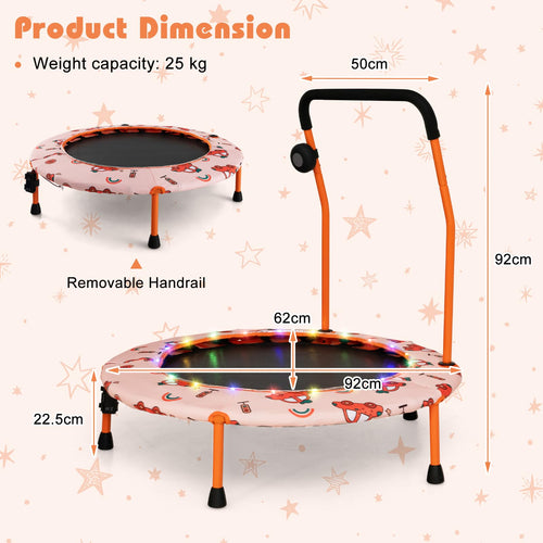 36” Mini Trampoline for Kids