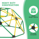 Climbing Dome with Slide, Kids Outdoor Jungle Gym Geometric Dome Climber