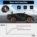 Electric Toy Car with Remote Control & LED Lights for Kids