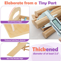 Indoor Jungle Gym, 8 in 1 Kids Montessori Indoor Playground Climbing Playset for Toddlers