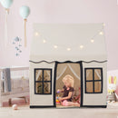 INFANS Kids Play Tent with Washable Mat Star Light Windows