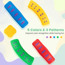 INFANS Kids Balance Beam Stepping Stones Set 20 PCS Montessori Obstacle Course for Toddler Indoor Outdoor