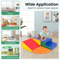 4-Pieces Climbing Toys for Toddlers Climb & Crawl Soft Foam Block with High-Density EPE Foam