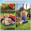 Swing Sets for Backyard, 6 in 1 Outdoor 220KG Heavy Duty A-Frame Metal Stand