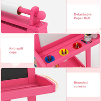 Easel for Kids, 3 in 1 Adjustable Painting Art Board