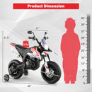 INFANS Kids Motorcycle 12V, Licensed Aprilia RX125 Electric Ride