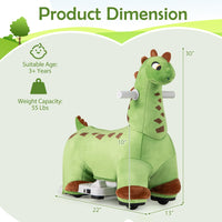 Ride on Toys, 6V Electric Battery Powered Electric Ride on Dinosaur with Music