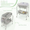 INFANS 2 in 1 Baby Changing Table with Bath Tub Unit