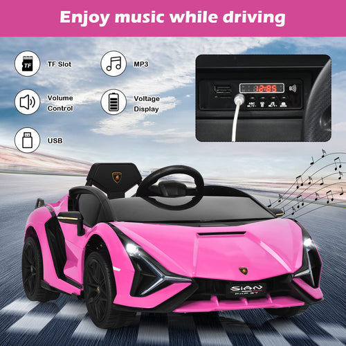 Lamborghini Licensed Kids Ride On Car, Children Electric Ride-on Vehicle with Parent Remote Contro