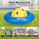 8FT Inflatable Dome Rocker Bouncer, Outdoor Kids Giant Roll