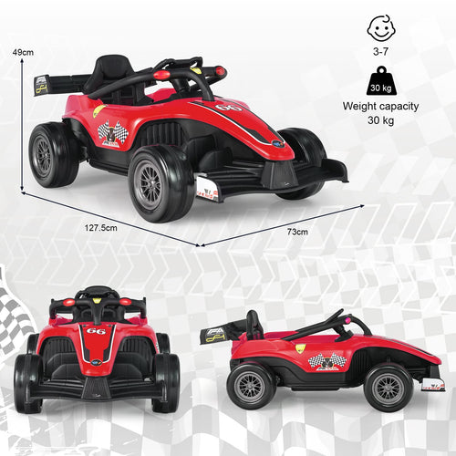 Kids Ride On Car 12V Electric Racing Truck w/Remote Control Spring Suspension