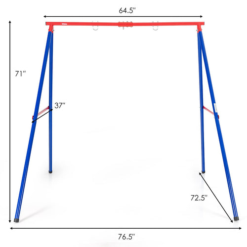 INFANS 2 Seat Swing Stand, 550 lbs Heavy Duty Metal Swing Frame