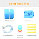 Kids Inflatable Water Slide, 5 in 1 Giant Water Slide Bouncer Park w/Splash Pool