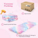 Foldable Floor Mattress for Kids, Glow in Dark Tri-Folding Nap Mat