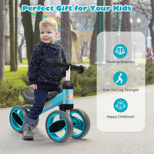 Baby Balance Bike  Balance Bike for Toddlers w/4 Wheels