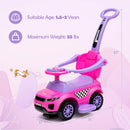 4 in 1 Ride on Push Car, Toddlers Sliding Walking