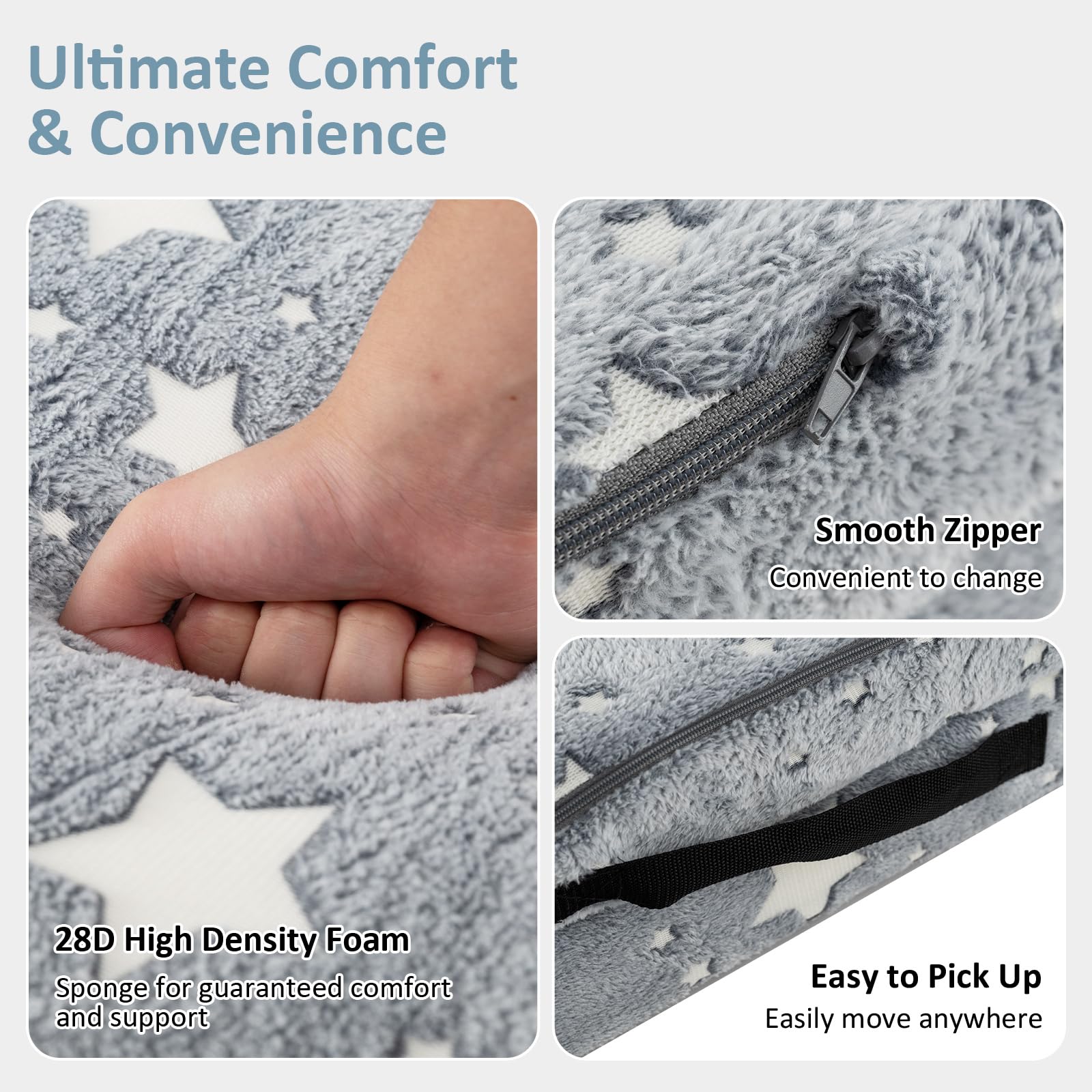 Modular Kids Play Couch, 6 PCS Toddler Creative Sectional Fort Building Sofa