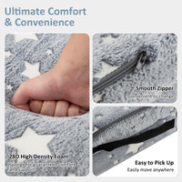 Modular Kids Play Couch, 6 PCS Toddler Creative Sectional Fort Building Sofa