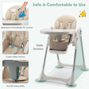 3-In-1 Baby High Chair, Kids Dining Highchair with Reclining Seat