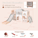 Toddler Slide, 9 in 1 Kids Indoor Outdoor Playground