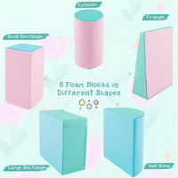 Kid Crawl Climb Foam Shapes Playset for Toddler