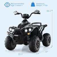 OLAKIDS Ride On ATV 12V Kids 4 Wheeler Battery Powered Toy Car for Toddlers