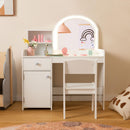 INFANS Kids Vanity Pretend Play Vanity Set for Toddler Girls