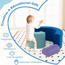 Rainbow Arc Climber Playset Foam Climbing Blocks with Washable Covers
