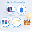 HONEY JOY Inflatable Bounce House, Space-Themed Kids Inflatable Castle