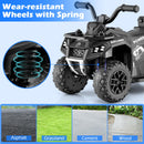 Kids ATV with Spray Function, Remote Control, Storage Trunk