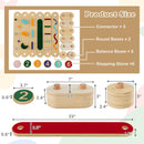 Kids Balance Beam Stepping Stones Set, 20 PCS Montessori Obstacle Course for Toddler Indoor Outdoor