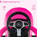 Licensed Mercedes Benz Push Car for Toddlers by INFANS 3 in 1 Sliding Walking Car with Push Handle