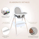 INFANS 3 in 1 Wooden Baby Highchair