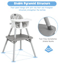 5-in-1 Multifunctional Convertible Baby Highchair with Harness & Removable Tray